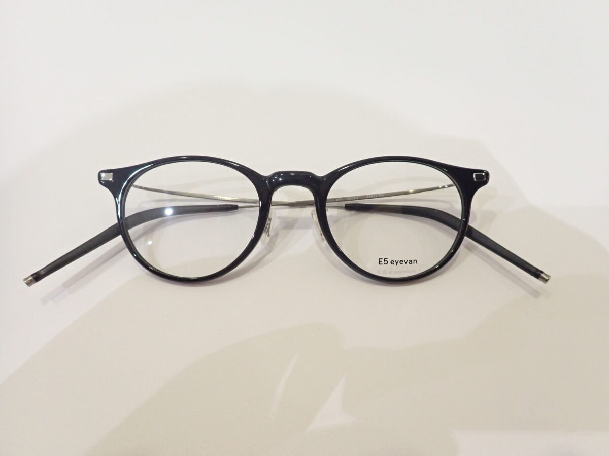 自分のサイズにテンプルが切れるフレーム|E5eyevan「p13」-EYEVAN E5 eyevan