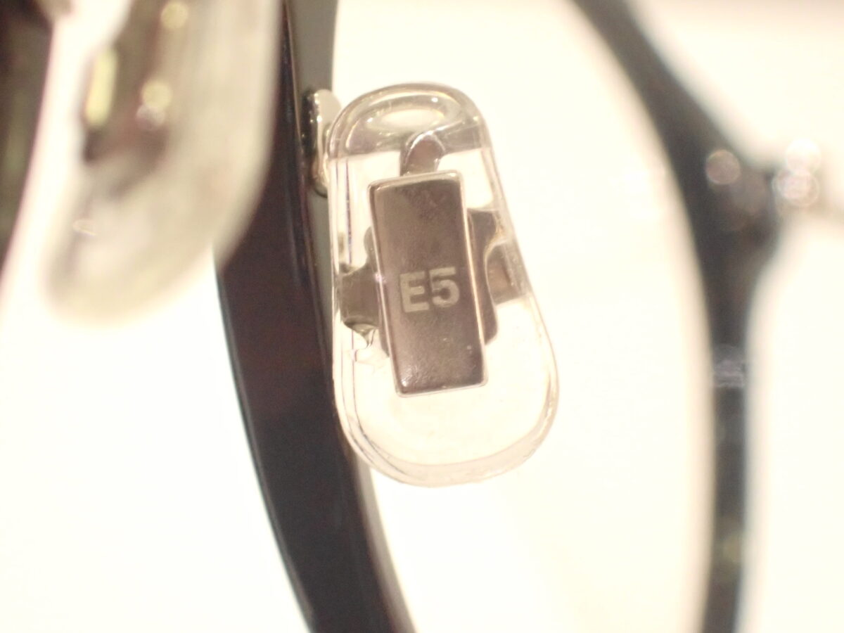 自分のサイズにテンプルが切れるフレーム|E5eyevan「p13」-EYEVAN E5 eyevan