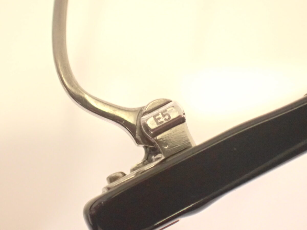 自分のサイズにテンプルが切れるフレーム|E5eyevan「p13」-EYEVAN E5 eyevan