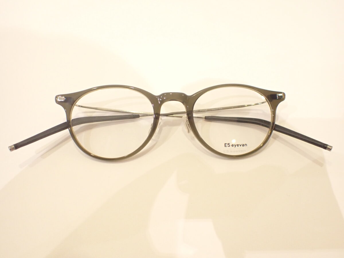自分のサイズにテンプルが切れるフレーム|E5eyevan「p13」-EYEVAN E5 eyevan