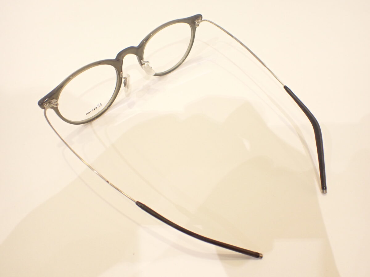 自分のサイズにテンプルが切れるフレーム|E5eyevan「p13」-EYEVAN E5 eyevan