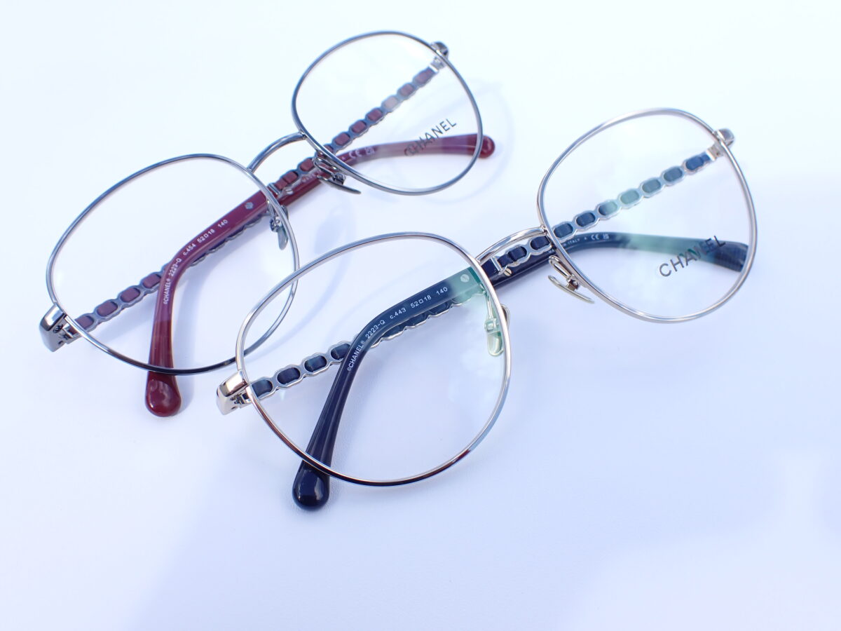 チェーンとメタルのパントシェイプフレーム｜CHANEL(シャネル) 2223Q