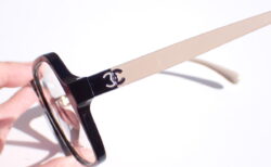 ブラック×ベージュのバイカラー切り返しテンプル｜CHANEL(シャネル) 3473A