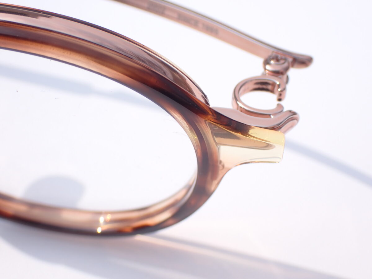 柔らかな印象をもたらすレディース用メガネ｜999.9（フォーナインズ）「M-145」-999.9 