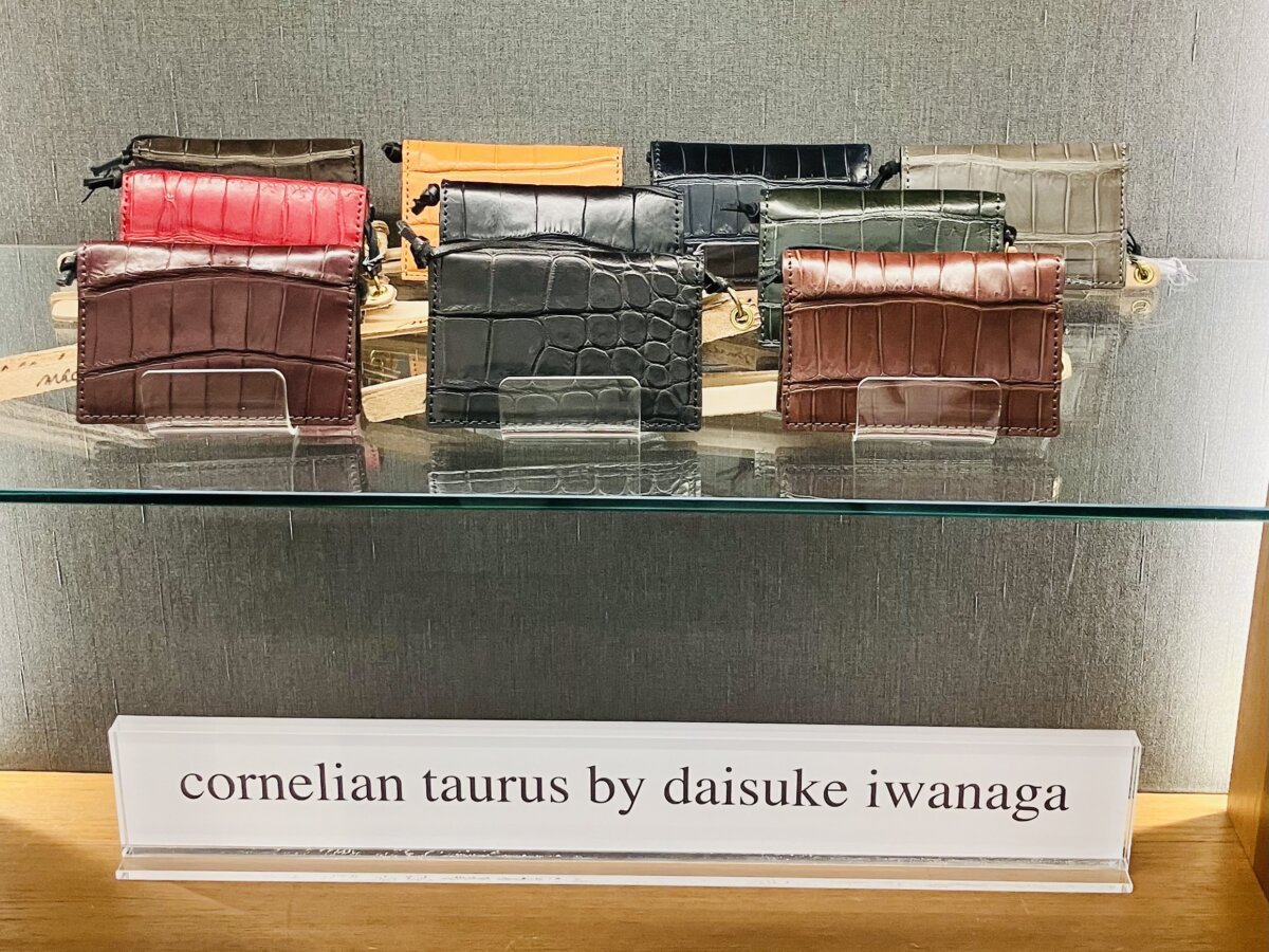 画像 クロコダイル・シンプルモデル|コーネリアンタウラス・fold card S / co10ssfa090 / crocodile leather-cornelian taurus by daisuke iwanaga