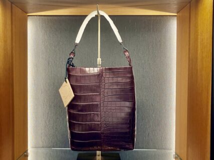 クロコダイルの美しい2WEY鞄｜CWS deformer bag / co22fwcws010｜crocodile leather