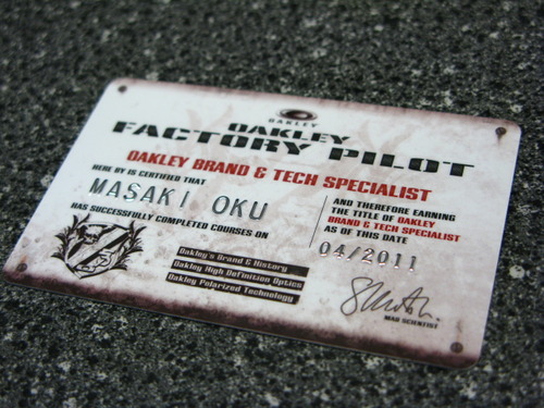 OAKLEY FACTORY PILOT-OAKLEY 