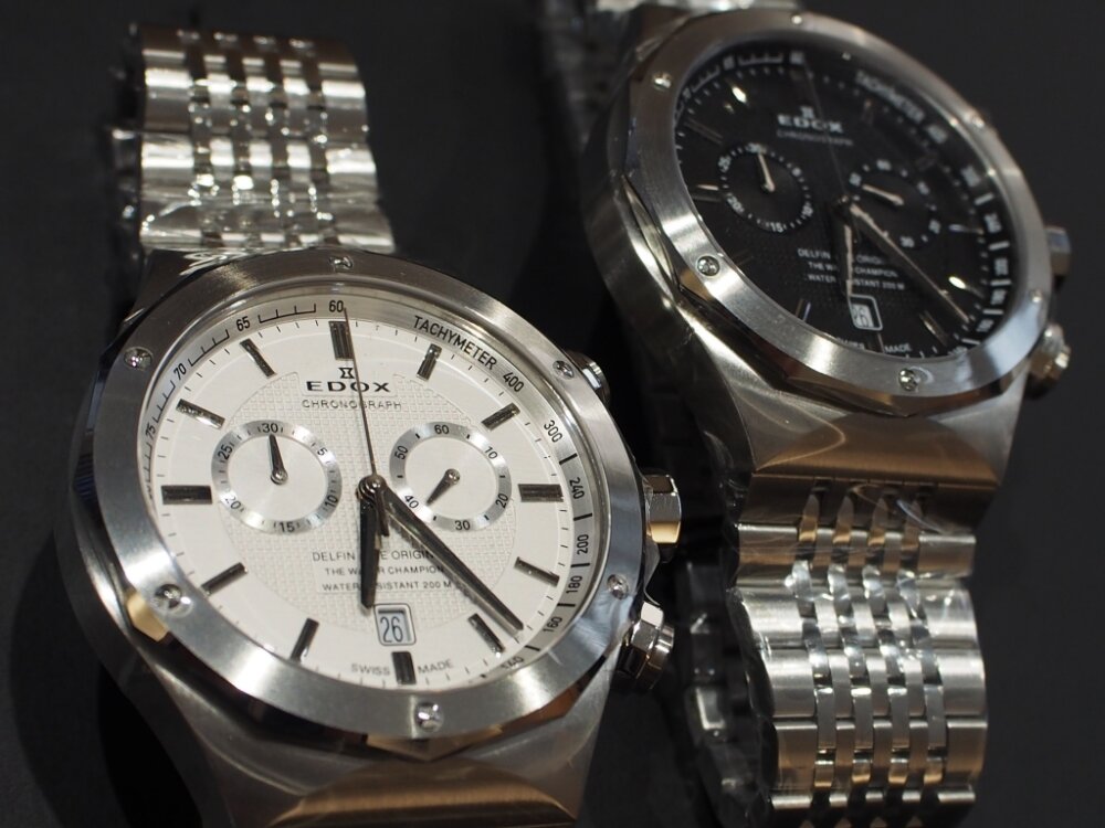 EDOX デルフィン　クロノグラフ 時計　稼働品 288dd5f6cf526ae56c0ef7b844aca3