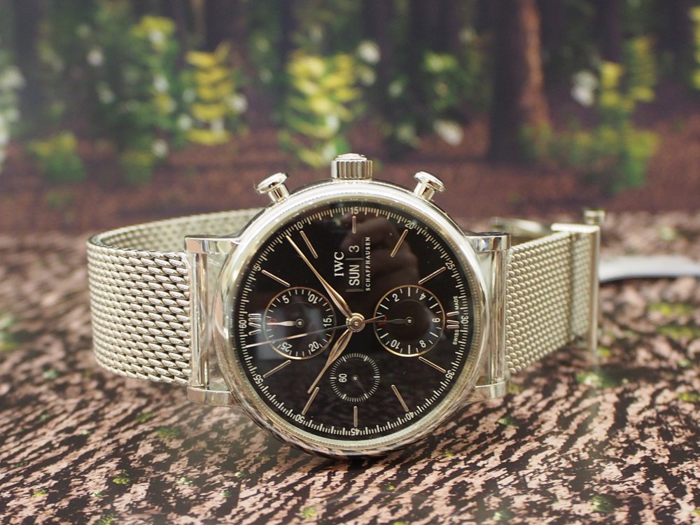 IWC ポートフィノ クロノグラフは美しい曲線と上品さを極める