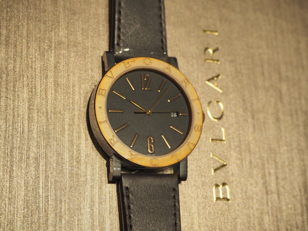 【希少】BVLGARI ソロテンポ　ブラウン　腕時計 お馴染みのデザイン ブルガリ・ブルガリ ソロテンポにブロンズ