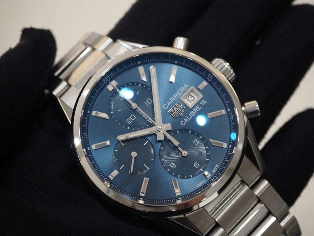 TAG Heuer Carrera キャリバー16 クロノグラフ 市場の高評価を得て日本に登場した、タグホイヤー「カレラ キャリバー