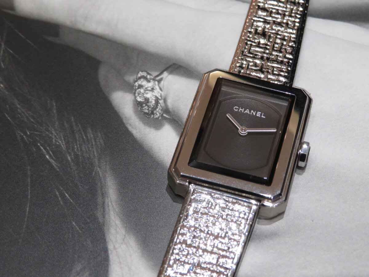 シャネル CHANEL ボーイフレンド H4876 ブラック ステンレススチール クオーツ レディース 腕時計 シャネル CHANEL ボーイフレンド H4876 ブラック ステンレススチール