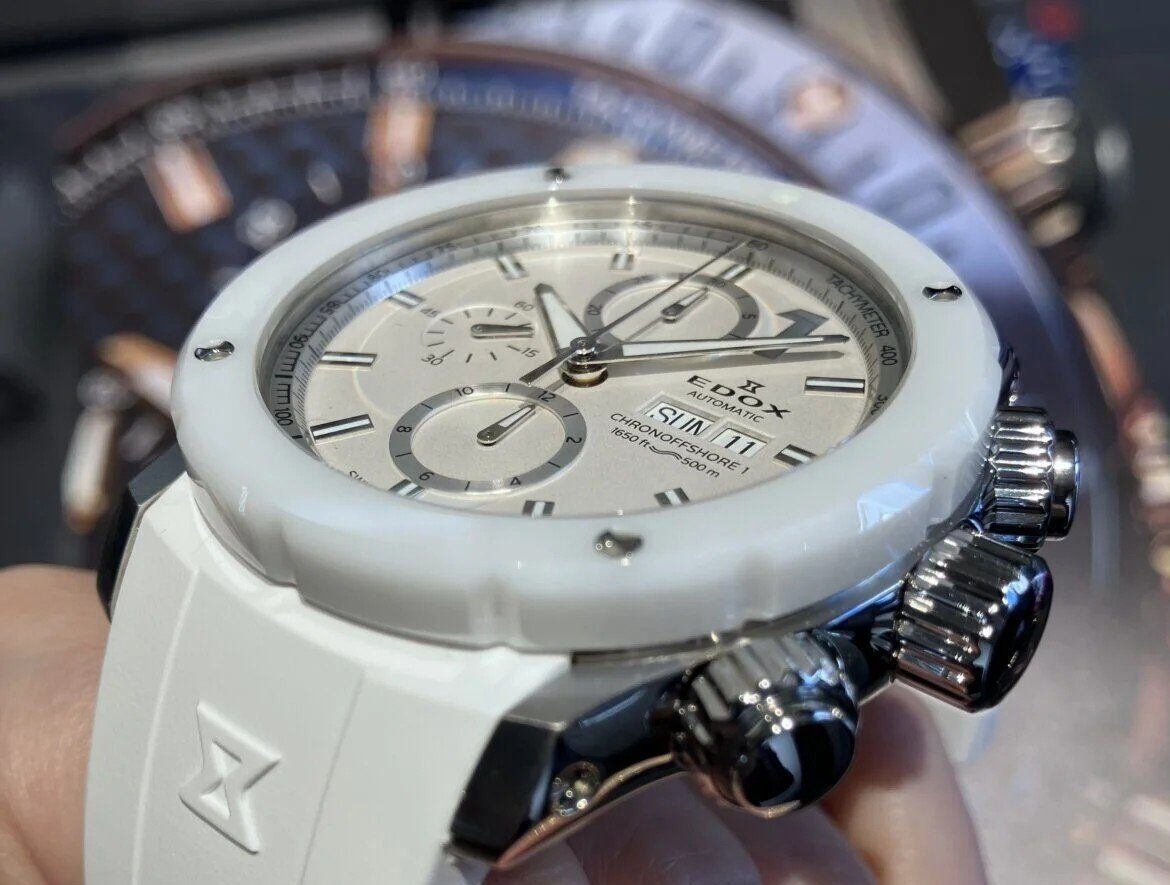 EDOX 】海のF1！「クロノオフショア1」から、夏らしいオールホワイト