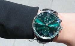 【 IWC 】ポルトギーゼクロノグラフのグリーン文字盤は一見の価値あり！
