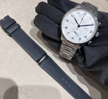 【 IWC 】お時計も夏仕様に…◎ポルトギーゼ×ラバーストラップで夏を爽やかに過ごそう。