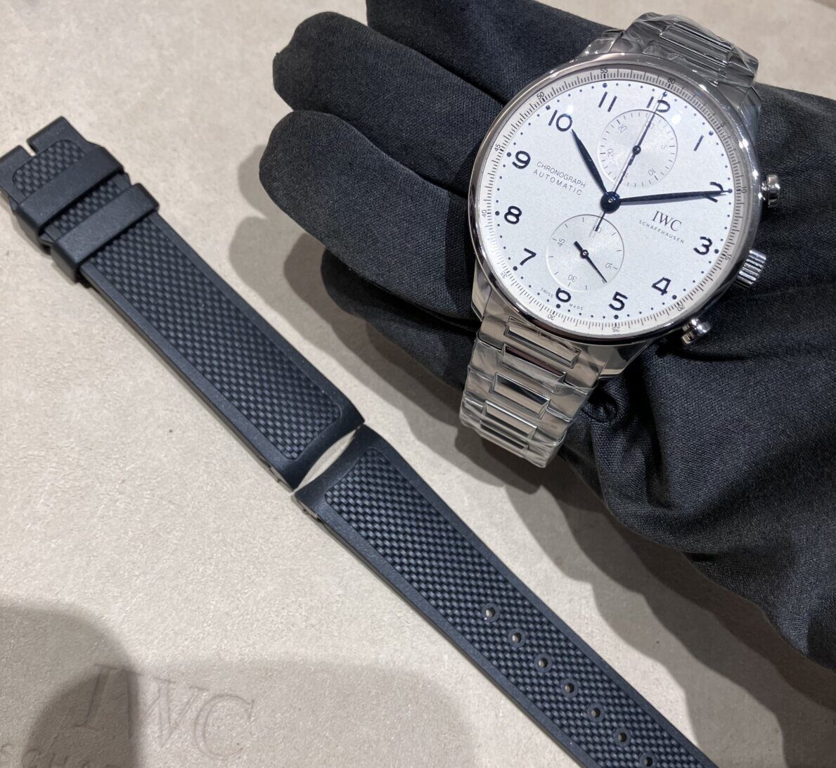 IWC ポルトギーゼ_インヂュニア　純正ストラップ 楽天市場】STONEWALL for IWC ストラップ クラシック ブラック x
