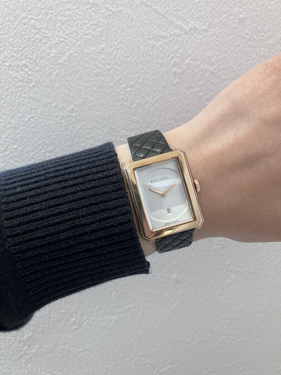【シャネル】端正なラインにバランスのとれたサイズ「ボーイフレンド」-CHANEL -IMG_4965