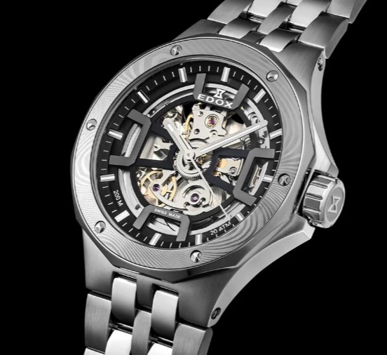 EDOX 新作 (世界限定300本) デルフィン オリジナルメカノ オートマティック ダマスカス リミテッドエディション-スタッフのつぶやき -2026y02m21d_130129435