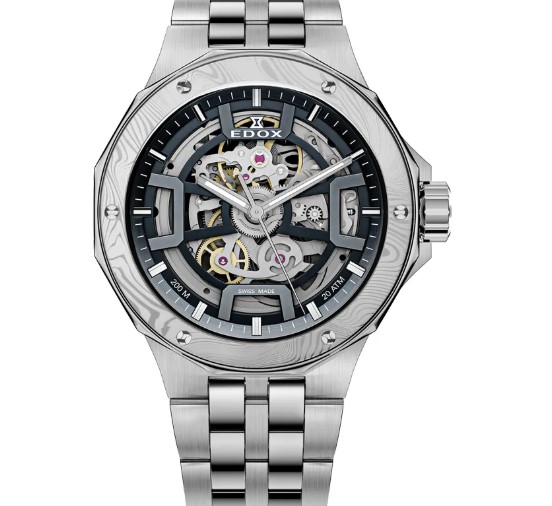 EDOX 新作 (世界限定300本) デルフィン オリジナルメカノ オートマティック ダマスカス リミテッドエディション-スタッフのつぶやき -2026y02m21d_130135654