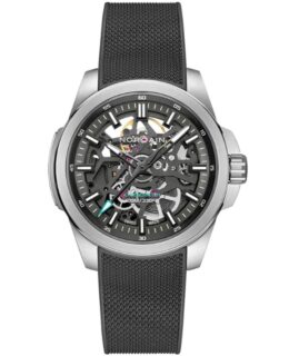 【ノルケイン】ホワイトのスーパールミノバを充填することで、優れた視認性を実現「インディペンデンス スケルトン 40MM スチール」