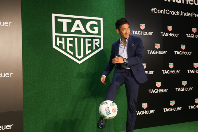 サッカー、香川真司選手が「タグ・ホイヤー」の新アンバサダーに就任！！