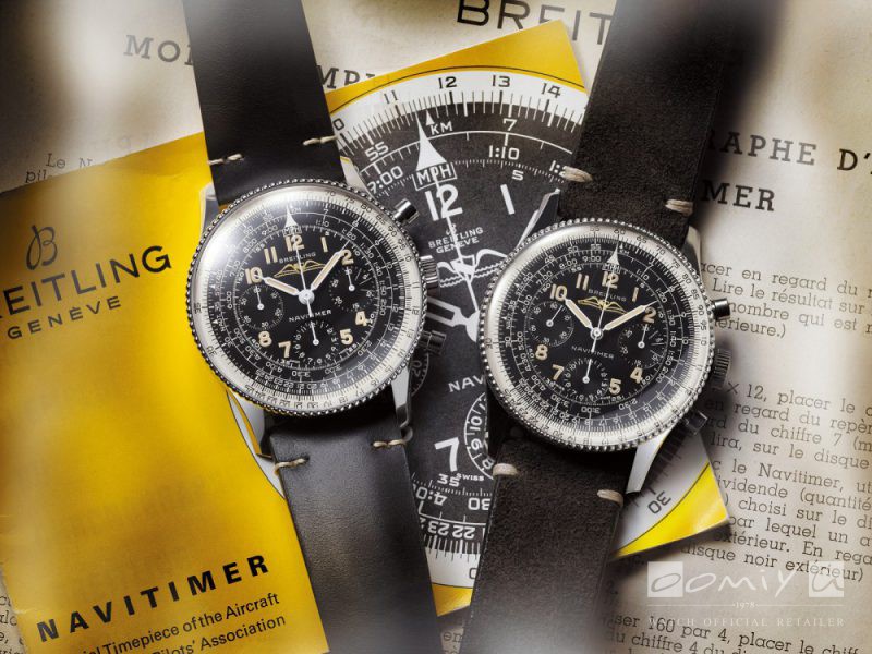 【ブライトリング】先行ご予約受付中！～ナビタイマー REF.806 1959 リ・エディション～-BREITLING -02_Navitimer_Ref_806_1959_Re-Edition_and_the_historical_Navitimer_Ref_806_from_1959_left_to_right_21694_14-03-19-800x600