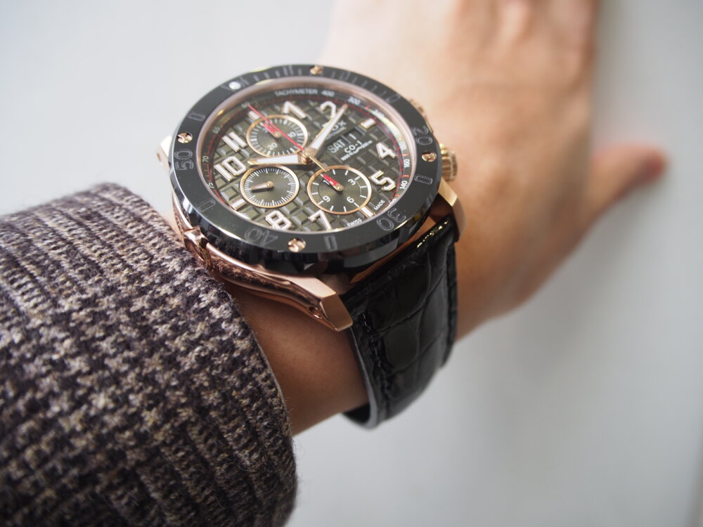 トトノエライト 寒い冬にアクセント！EDOXの新作街ダイバーズ～クロノオフショア1