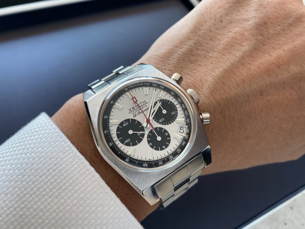 【ゼニス】再入荷のお知らせ!『エル・プリメロ A384 リバイバル』ラダーブレスレットタイプがクラシカルでGood!-ZENITH -IMG_1752