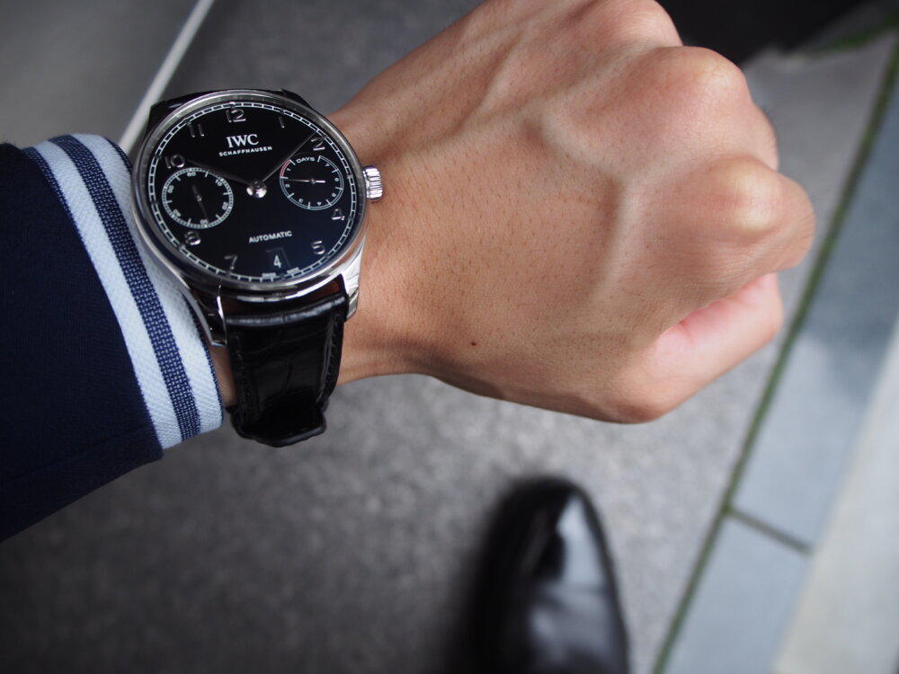 IWC 自動巻き時計 ブラック オールブラックの“真っ黒”高級時計コレクション#4【IWC／タグ