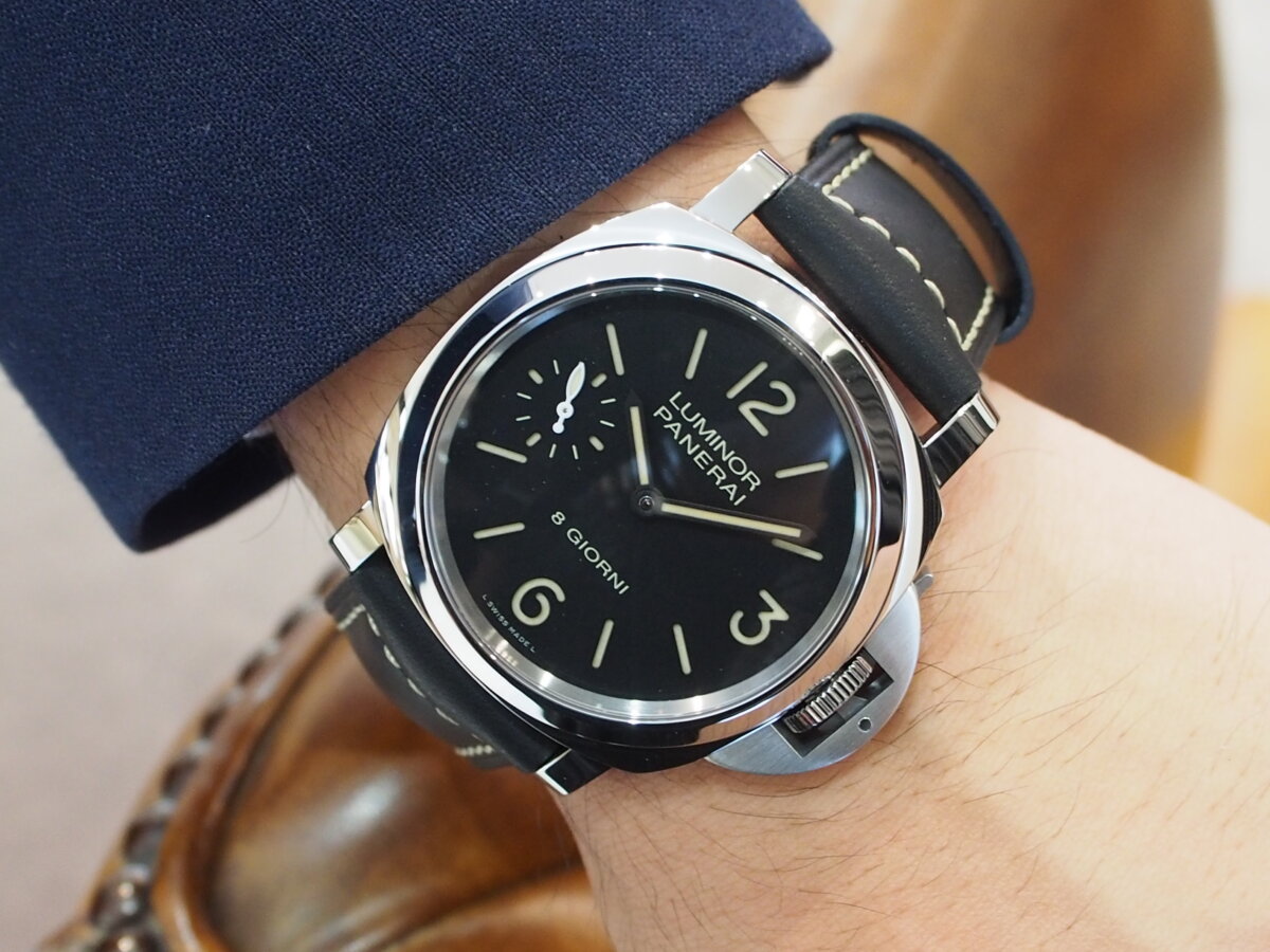 パネライ】8日間パワーリザーブのパワフルな手巻きモデル