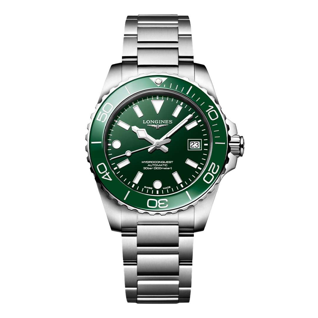 【ロンジン 2026年新作】30万円代で工具不要の微調整可能なバックルを搭載。選べる2サイズ展開「新型 ハイドロコンクエスト」が早くもメーカー在庫欠品！？-LONGINES -190994754