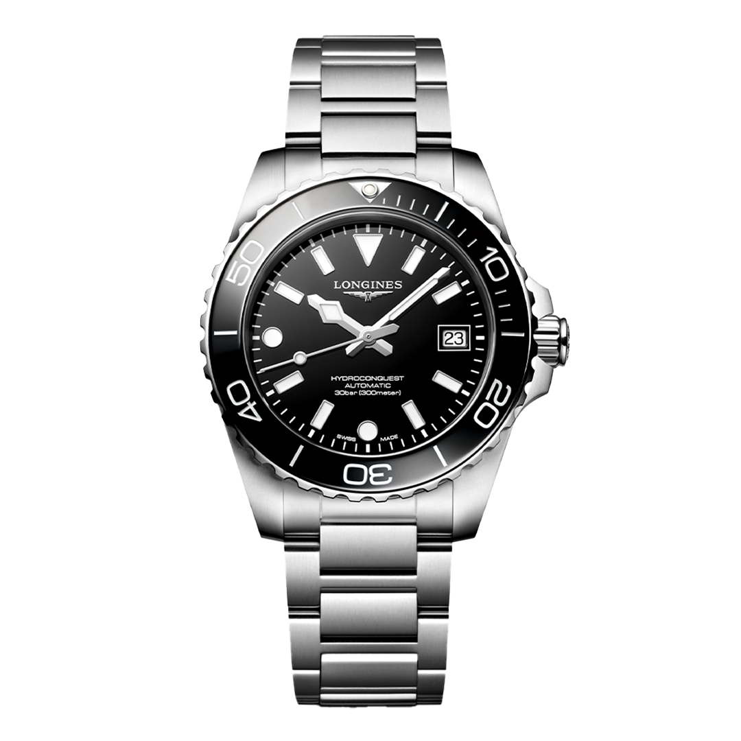 【ロンジン 2026年新作】30万円代で工具不要の微調整可能なバックルを搭載。選べる2サイズ展開「新型 ハイドロコンクエスト」が早くもメーカー在庫欠品！？-LONGINES -191057713