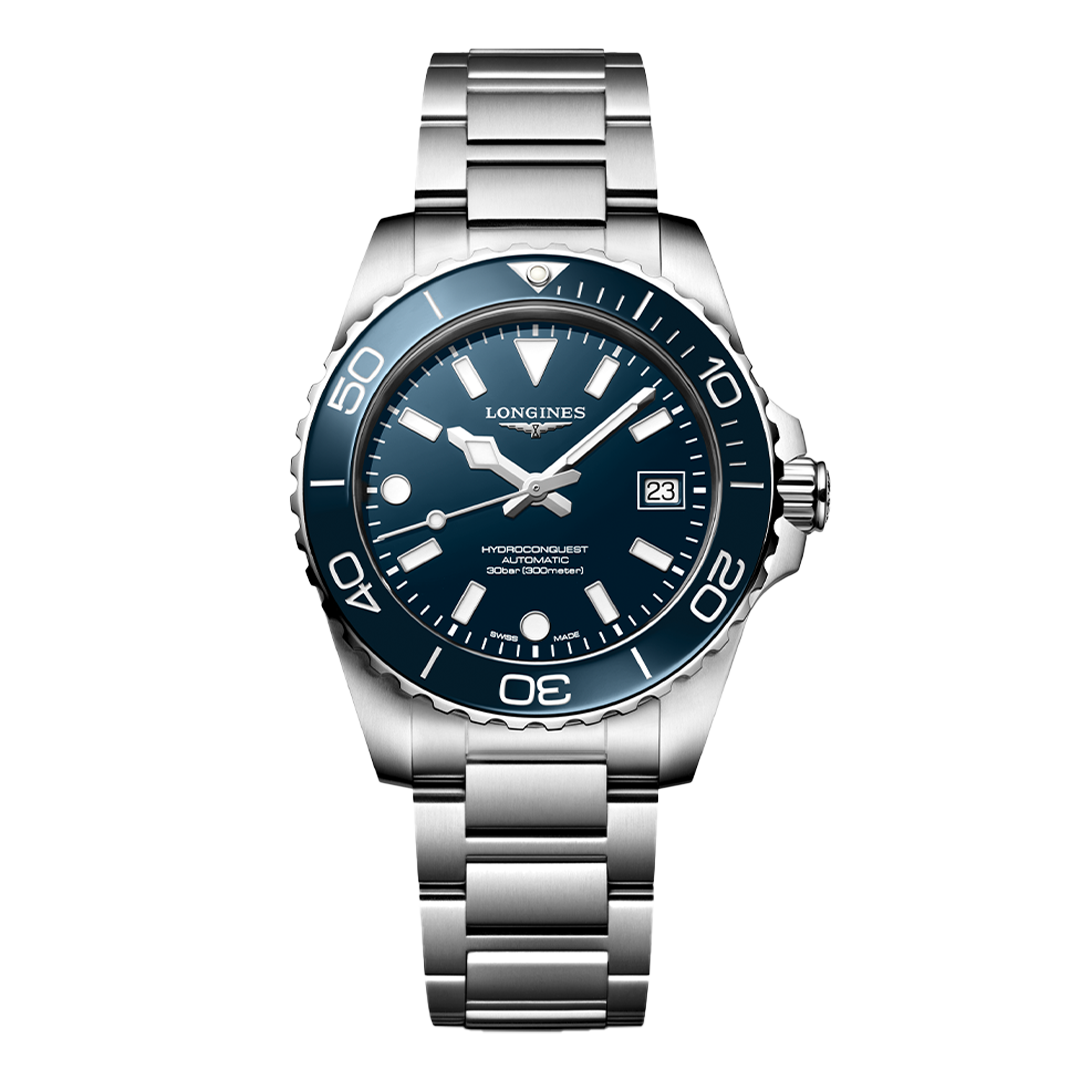 【ロンジン 2026年新作】30万円代で工具不要の微調整可能なバックルを搭載。選べる2サイズ展開「新型 ハイドロコンクエスト」が早くもメーカー在庫欠品！？-LONGINES -191058244