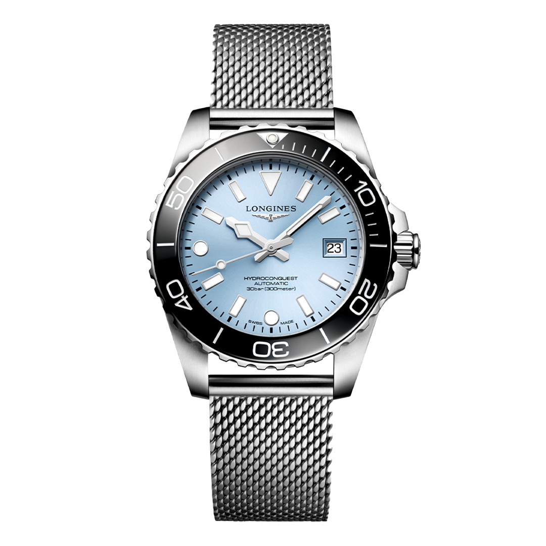 【ロンジン 2026年新作】30万円代で工具不要の微調整可能なバックルを搭載。選べる2サイズ展開「新型 ハイドロコンクエスト」が早くもメーカー在庫欠品！？-LONGINES -191058439