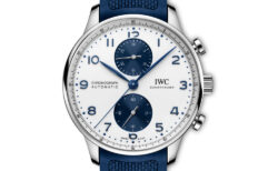 【IWC】手間と時間をかけた透明感のあるホワイトラッカー文字盤を用いた「ポルトギーゼ・クロノグラフ」IW371620は特別仕様？