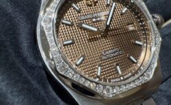 【ジラール・ぺルゴ】大胆に輝く56個のダイヤモンド「ロレアート 38MM コッパー ダイヤモンドベゼル」