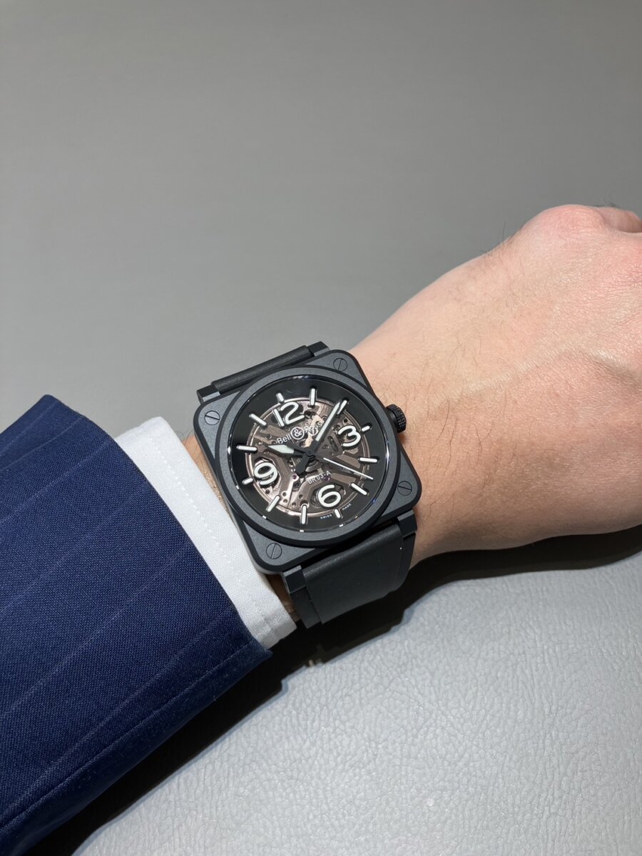 W&W2025【ベル&ロス】新作「BR-03 スケルトン ブラック セラミック」「BR-03 スケルトン グレースティール」-BELL&ROSS -S__62906376