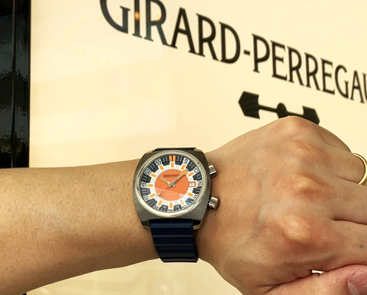【ジラール・ぺルゴ】世界限定350本 歴史を物語る復刻版~ディープダイバー~-GIRARD-PERREGAUX -1