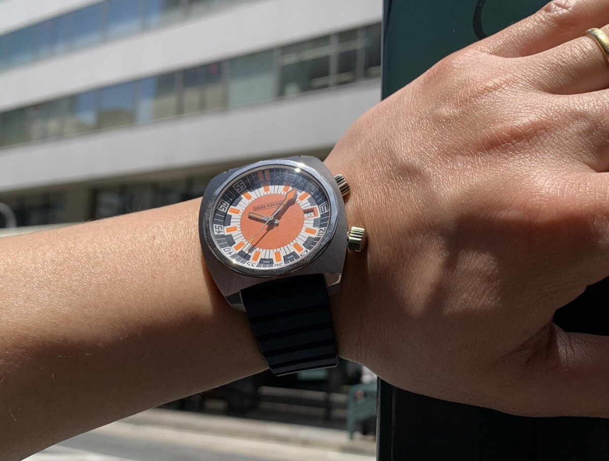 【ジラール・ぺルゴ】世界限定350本 歴史を物語る復刻版~ディープダイバー~-GIRARD-PERREGAUX -10