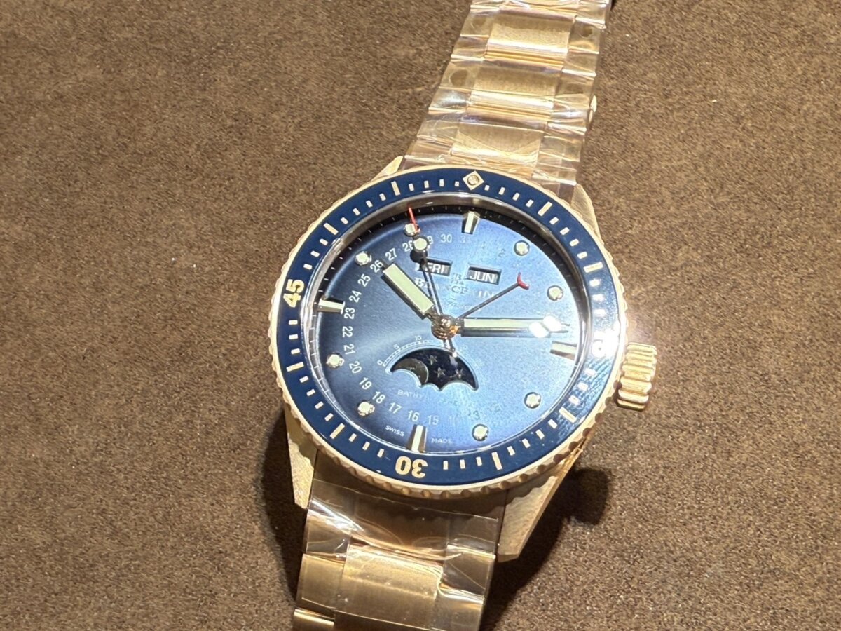 【ブランパンフェア開催中】バチスカーフ コンプリートカレンダーの金無垢がやばい…-BLANCPAIN -image-1
