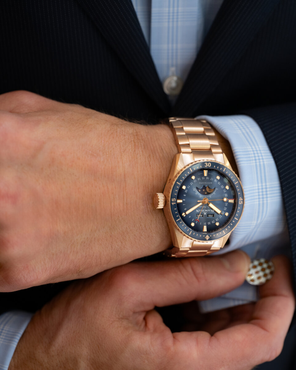 【ブランパンフェア開催中】バチスカーフ コンプリートカレンダーの金無垢がやばい…-BLANCPAIN -image-3