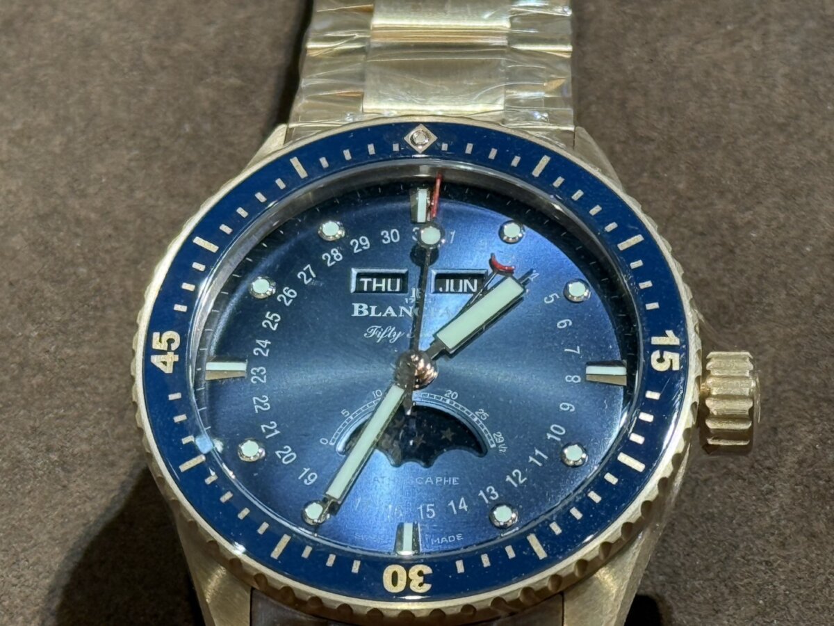 【ブランパンフェア開催中】バチスカーフ コンプリートカレンダーの金無垢がやばい…-BLANCPAIN -image-4