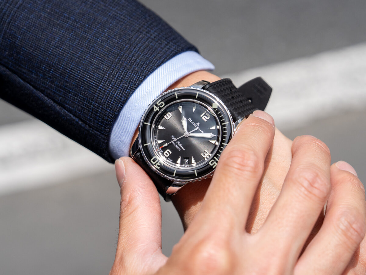 【実機画像追加】新作“42mm”スティールケースの〈フィフティ ファゾムス〉が新たなラインナップに-BLANCPAIN -60ee57662ac50105202502c949e2dca0