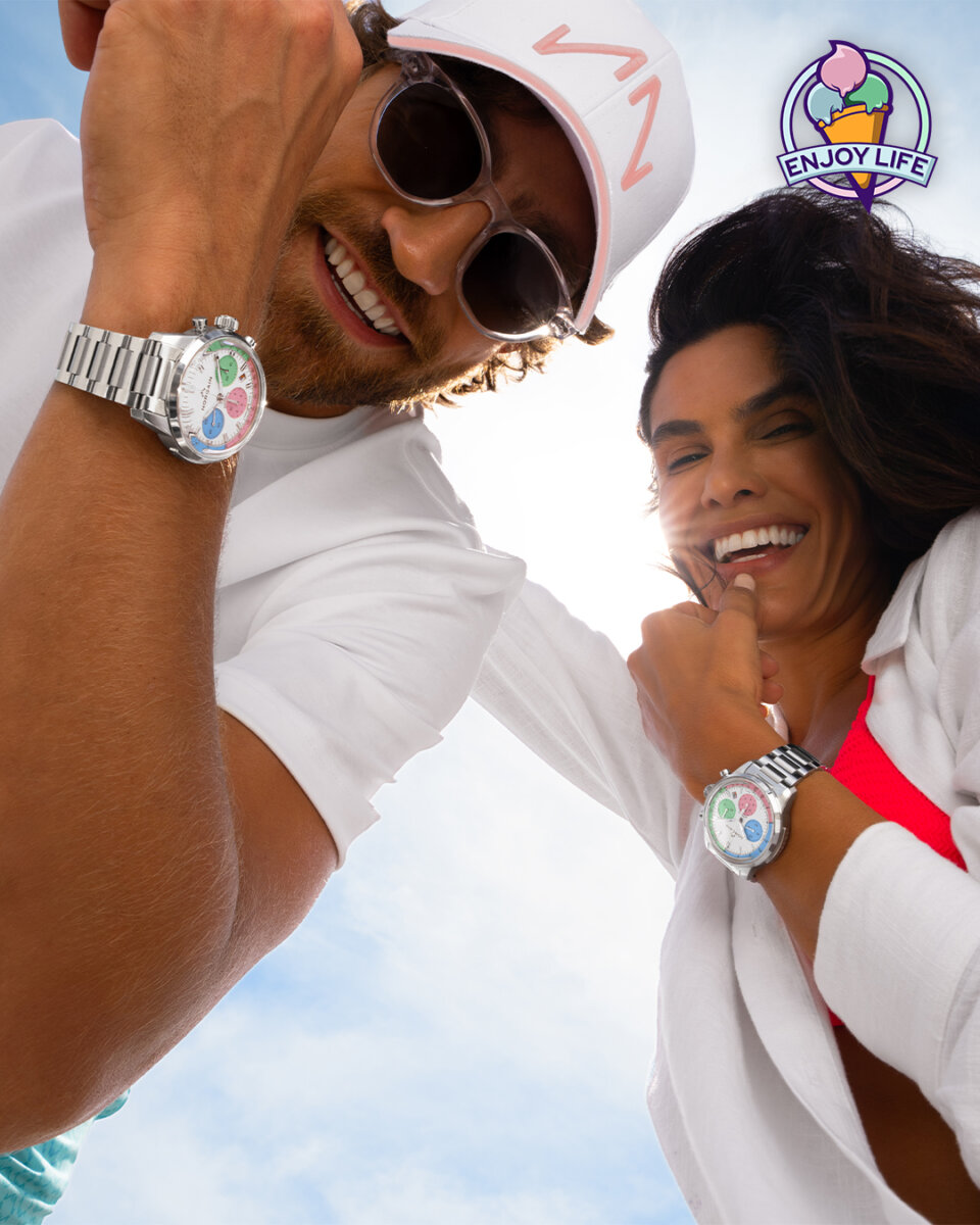 ノルケイン 2025年新作「フリーダム 60 クロノ 40mm エンジョイライフ スペシャルエディション」“Enjoy Life”のポジティブなメッセージ-NORQAIN -NORQAIN_Freedom60_Chrono_40mm_Enjoy_Life_1080x1350_3