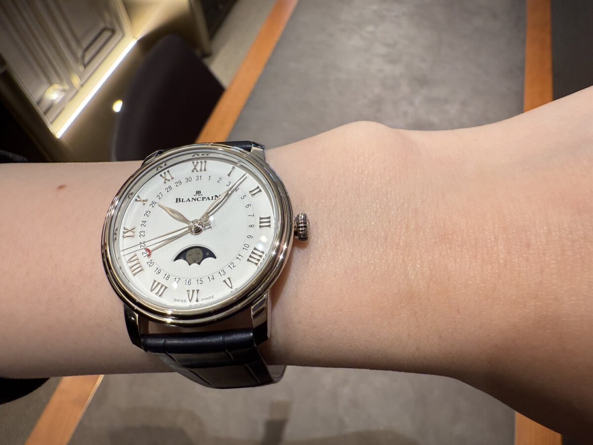【ブランパン】京都店初入荷！女性におすすめしたいモデルをご紹介。「デイト ムーンフェイズ」-BLANCPAIN -S__64512023_0
