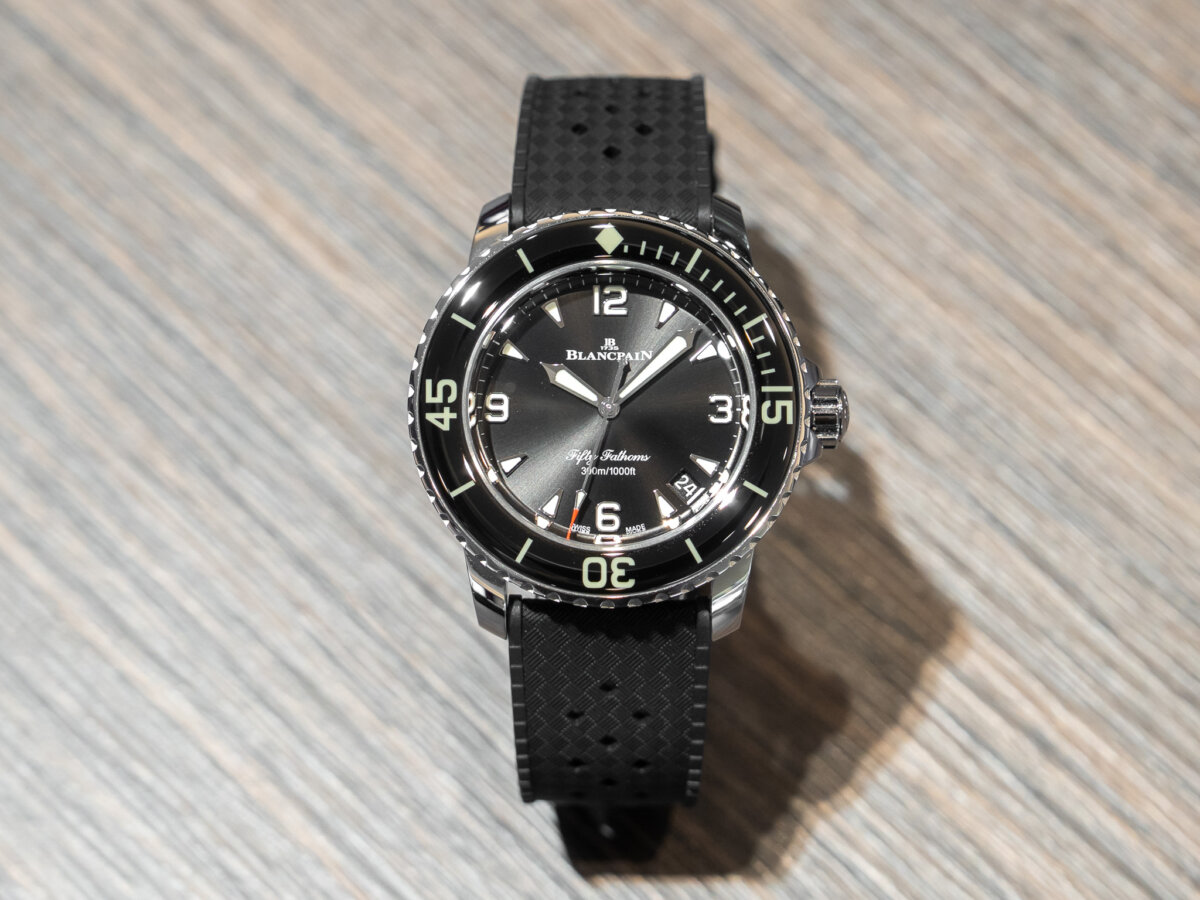 【実機画像追加】新作“42mm”スティールケースの〈フィフティ ファゾムス〉が新たなラインナップに-BLANCPAIN -a9a8091141b9eca7a89a9084757dee78