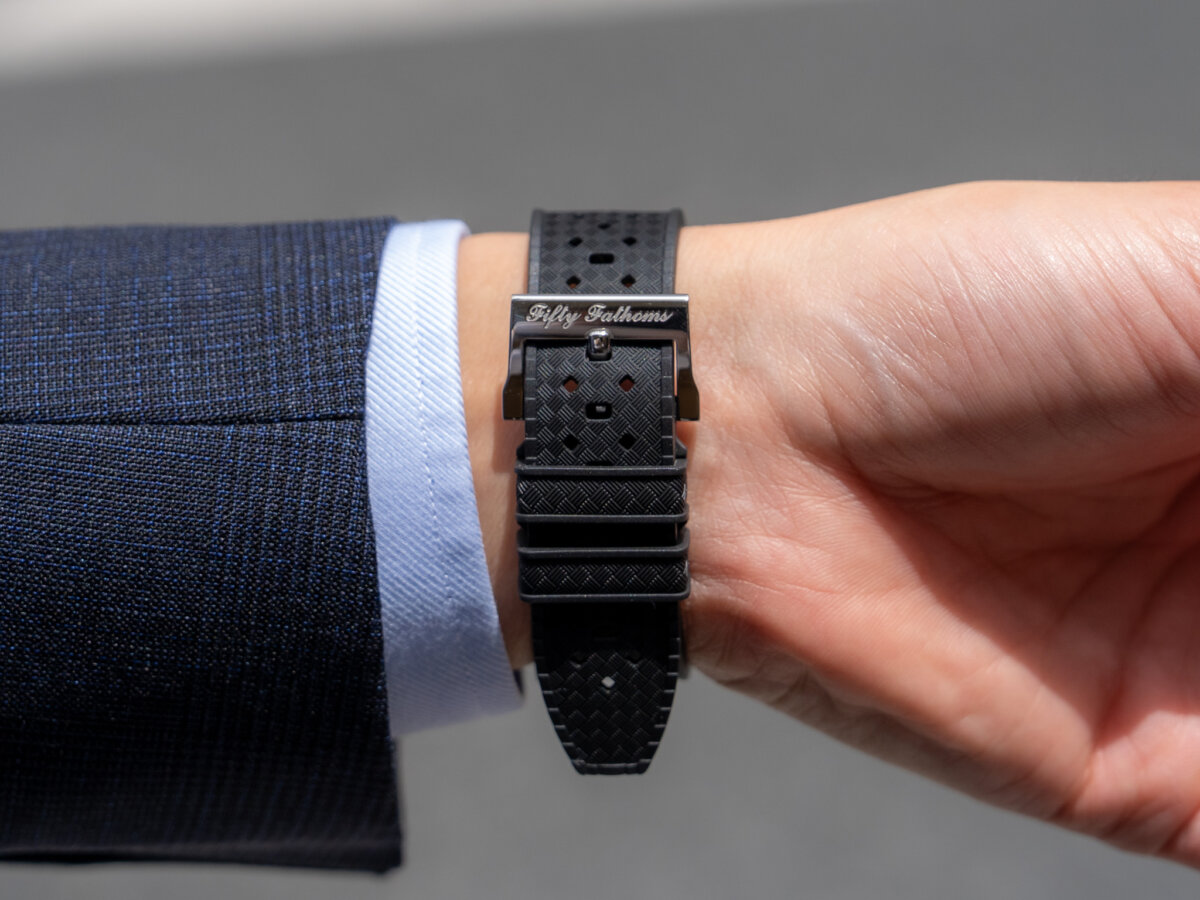 【実機画像追加】新作“42mm”スティールケースの〈フィフティ ファゾムス〉が新たなラインナップに-BLANCPAIN -c8b45cdb0f0b9b68dceb6ff5caebd1a4
