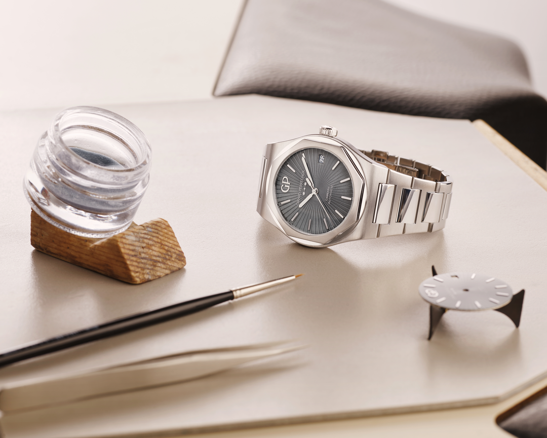 画像 【ジラール・ぺルゴ】京都店にも待望の新作モデルが入荷!3割しか完成しない特別モデルをご紹介。「ロレアート インフィニット グレー」-GIRARD-PERREGAUX -295cb3b25954e1ee2b3923980dc23066