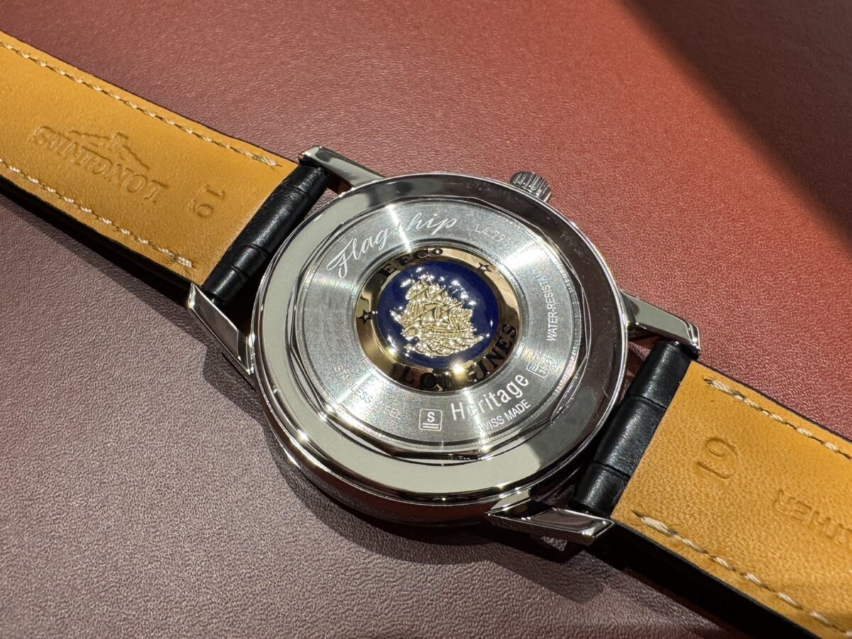 【ロンジン】クラシックと現在の融合 艶やかなブラックダイヤルと18Kゴールド製メダリオンとグラン・フー・エナメルを備える「フラッグシップ ヘリテージ」-LONGINES -S__103669771_0