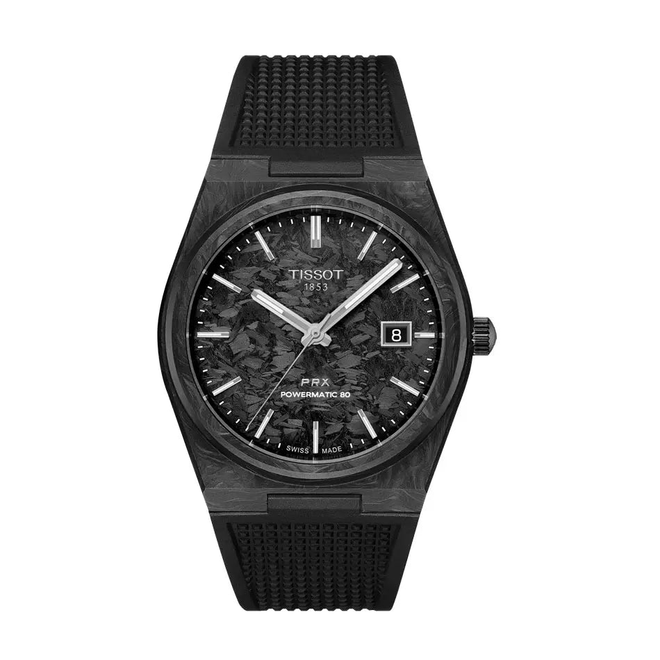 【TISSOT】世界的に注目される素材を時計に採用?! ティソ PRX パワーマティック80 カーボンをご紹介-TISSOT -dfsfrgrtgrtgxd